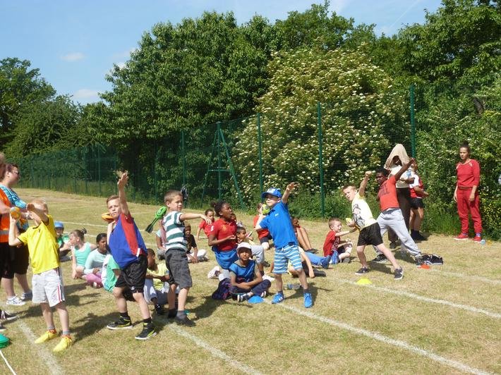 Sports day on Sedgehill's sports field