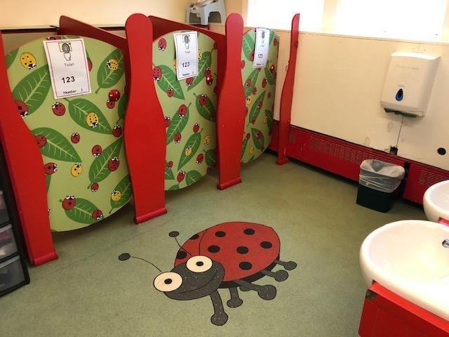 The toilets.