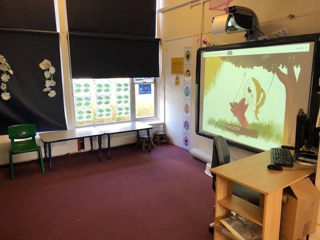 The carpet area.