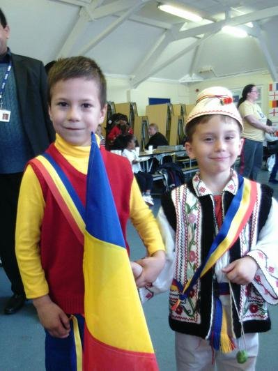 Dressing in national dress for international week