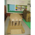 Elif's amazing model of the Parthenon