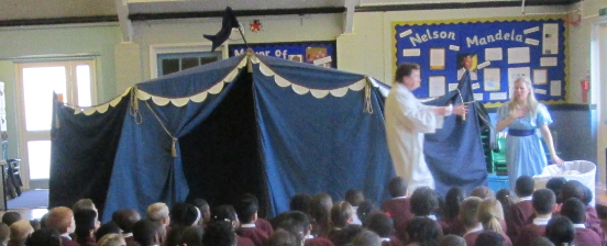 A theatre group helping celebrate world book week